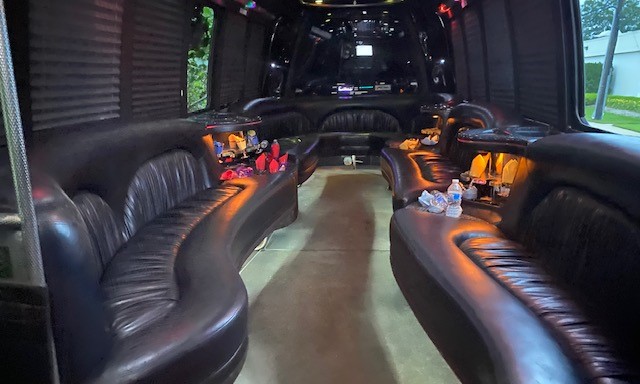 Limo Bus interior